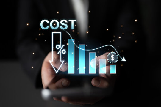 Cost reduction and cost saving through digital transformation, business cost optimization, operational cost reduction, financial saving, and resource efficiency strategies for business success. Spline