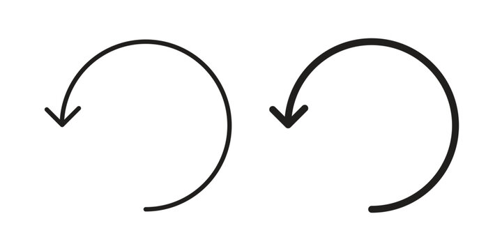 Recurring icon for mobile application, button and website design.