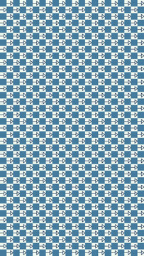 Blue and White Geometric Checkered Pattern vector illustration