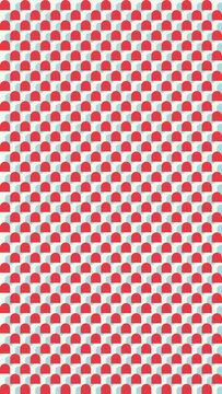 Red and White Abstract Pattern Background vector illustration