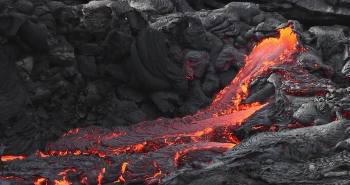 eruption volcanic lava landscape volcano mountain nature magma closeup