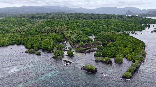 Micronesia Pohnpei Nan Madol Ancient Ruins Lost City Oceania Pacific Aerial Drone 4K