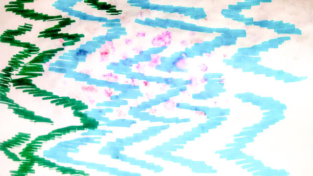 Tiger Skin Patterns. White Exotic Print. Water