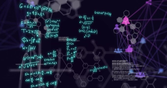 Animation of scientific data processing over network of connections
