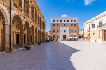Fototapeta premium Republic Square in Mazara del Vallo, Sicily
