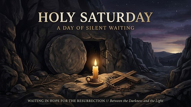 Holy saturday a day of silent waiting