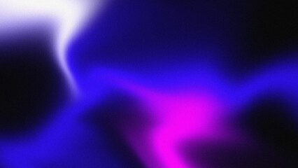 Fototapeta premium Abstract vibrant grainy gradient background with neon blue and pink mesh waves