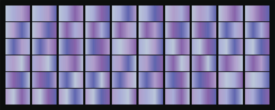 Abstract purple and blue gradient squares with metallic sheen in a seamless geometric pattern