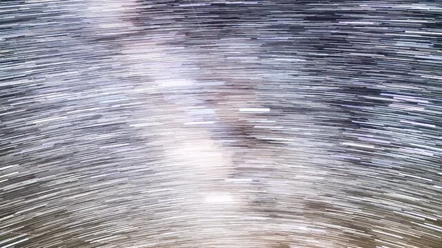Star Trails of Milky Way Galaxy in South Sky at 35mm Aquarids Meteors Shower and Sunrise Astrophotography Time Lapse in California USA