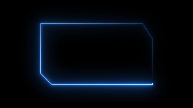 Hud Frame Digital Technology Sci-fi Frame Interface. HUD concept design of frame. Futuristic Artificial Intelligence engine in 4K Frame HUD element. HUD viewfinder.Futuristic viewfinder.Technology HUD