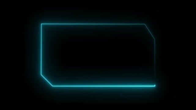 Hud Frame Digital Technology Sci-fi Frame Interface. HUD concept design of frame. Futuristic Artificial Intelligence engine in 4K Frame HUD element. HUD viewfinder.Futuristic viewfinder.Technology HUD