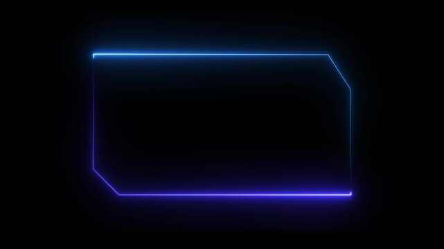 Hud Frame Digital Technology Sci-fi Frame Interface. HUD concept design of frame. Futuristic Artificial Intelligence engine in 4K Frame HUD element. HUD viewfinder.Futuristic viewfinder.Technology HUD