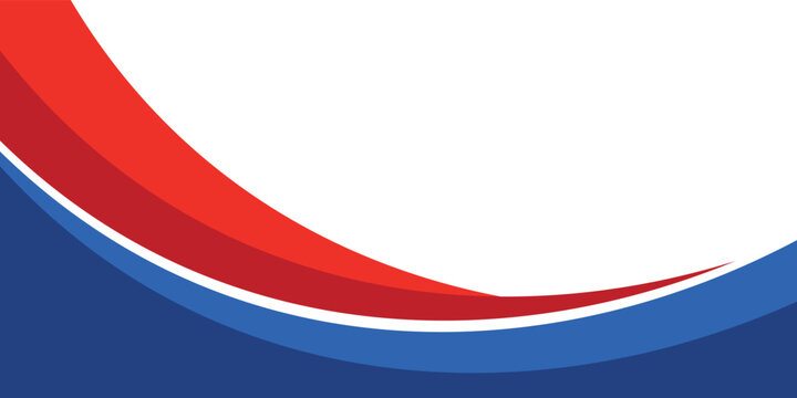 abstract business banner background with red and blue gradient. vector illustration eps10