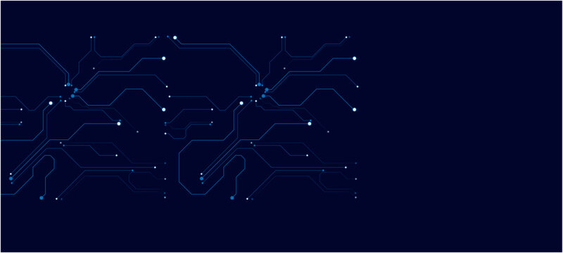 Plexus lines and dots network connection digital technology background abstract vector background