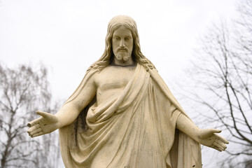 Fototapeta premium trauerstatue