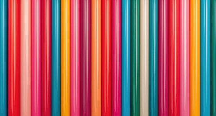 Obraz premium Colorful Polymethyl Methacrylate Tubes Abstract Surface Backdrop for Creative Use
