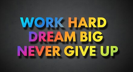 Obraz premium Motivational Quote Background