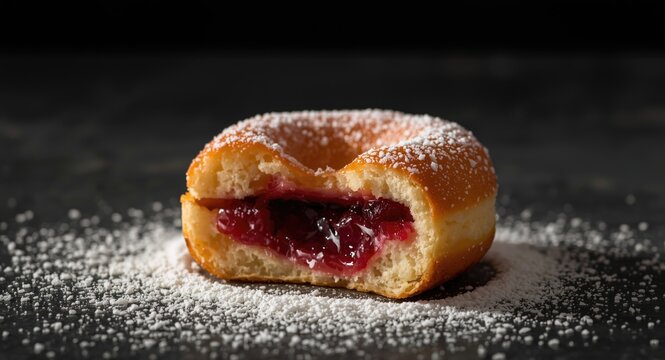 Savor the festive flavors of Fat Thursday with a Polish doughnut filled with tart raspberry jam and sprinkled with sweet sugar