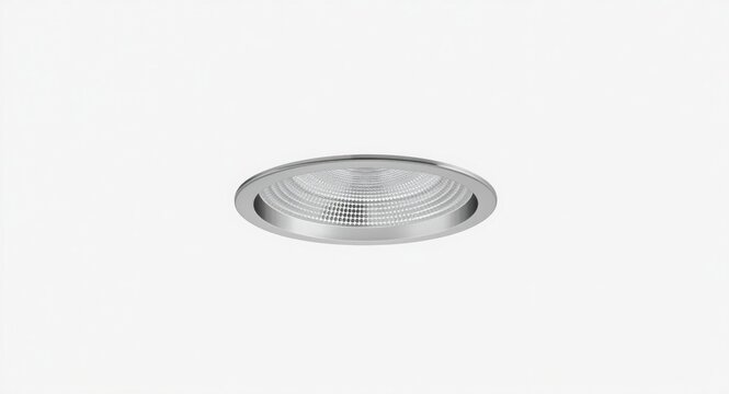Energy saving contemporary ceiling lighting using silver LED downlight fixture