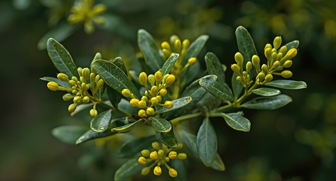 Lemon myrtle sprigs with aromatic citrus scent