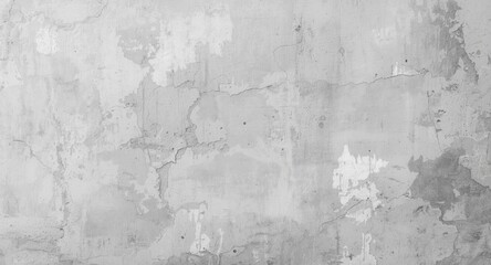 Fototapeta premium Soft daylight on stained concrete wall background with ample copy space