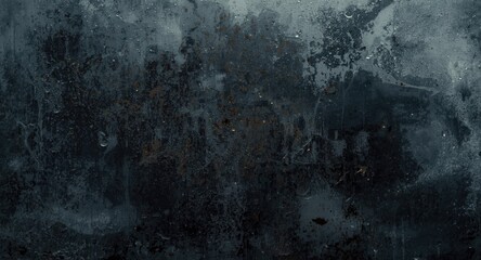 Obraz premium grimy aged glass pane texture with dusty condensation on dark abstract background