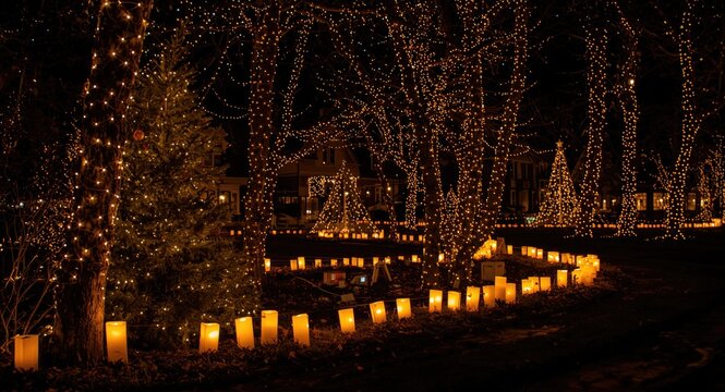 Luminaria tradition bringing cozy illumination to Christmas night festivities