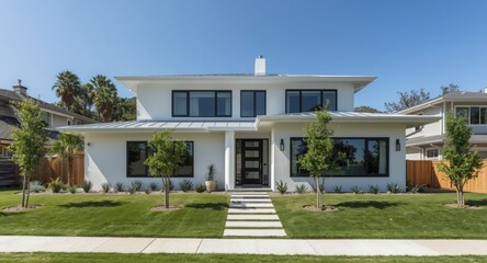 Fototapeta premium Extensive archive of fresh residences featuring modern building techniques