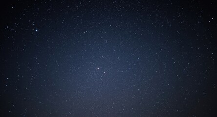 Obraz premium Infinite starry sky highlighting the iconic North star