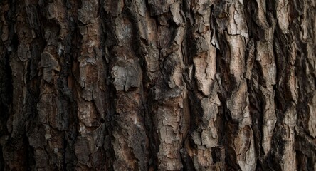Fototapeta premium Matte tree bark texture background with subtle light for abstract natural look