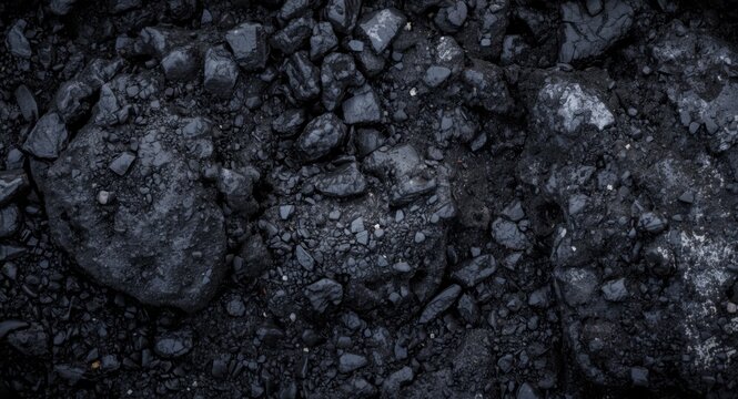 High detail close up of black sand beach featuring basalt rock textures