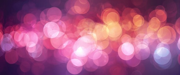 Bright colorful bokeh background with gentle light diffusion and smooth blur