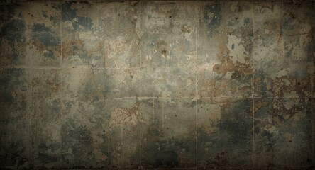 Fototapeta premium Panel style distressed vintage background highlighting unsettling texture with soft daylight