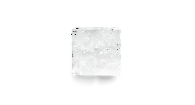 Polycrystalline silicon sample illustrating purity against clean white background