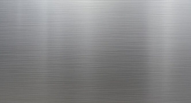 Close up of steel panel texture background featuring brushed metal finish