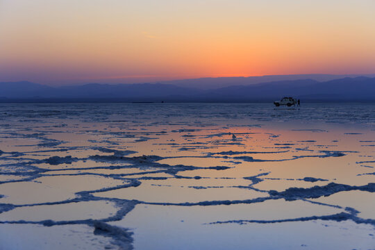 The Assale Salt Lake, Ethiopia