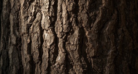 Obraz premium Brown tree trunk texture background with subtle grain pattern and soft daylight illumination
