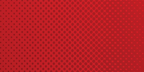 Obraz premium Abstract background with vibrant red wavy halftone dots and line patterns eps10