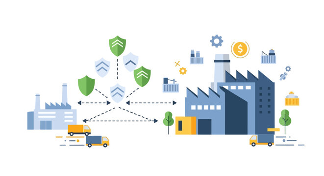Protected Supply Chain Network: Secure Logistics, Industrial Production & Data Exchange