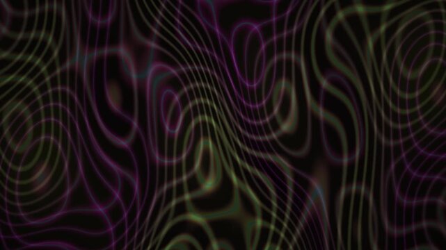 Neon abstract topographic map design.