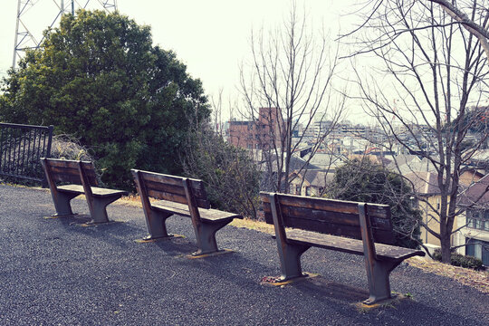 宮崎そよかぜ公園のベンチ