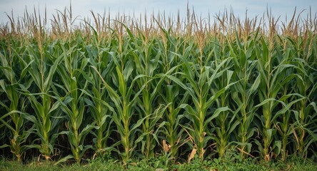 Obraz premium High risk of total corn yield loss due to aggressive downy mildew disease