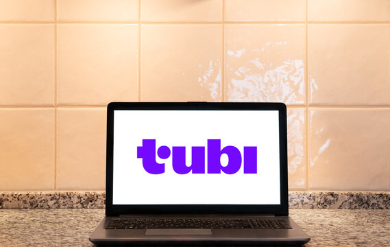 Tubi logo on a screen. Link&ouml;ping, &Ouml;sterg&ouml;tland, Sweden. 03-21-2026
