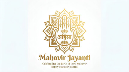 Obraz premium Lord Mahavira meditating statue Mahavir Jayanti Jain spiritual enlightenment concept isolated on white background. 