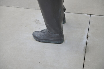 Naklejka premium detail of shoe, Thomas J Price, 