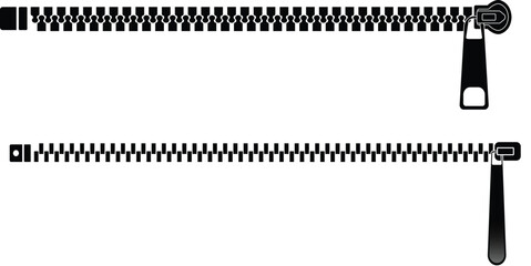 Seamless zipper fastener brush set © Ahadul Hasan