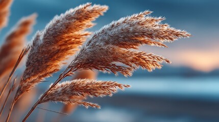 A calm sunrise over a flourishing green pasture, showcasing the allure of nature and its tranquility in the first light
