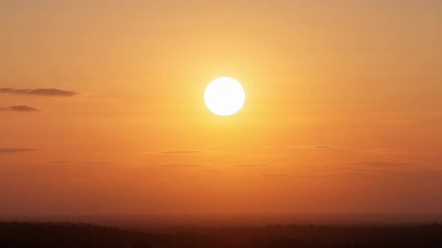 Timelapse nature view of sun 
