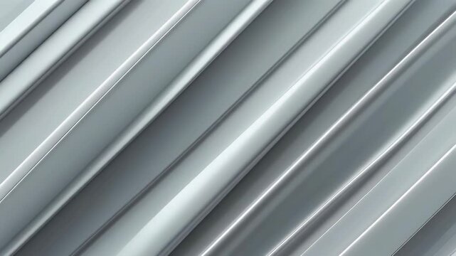 Abstract background with diagonal metallic lines and reflections.