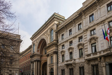 Fototapeta premium Comune di Milano in Milan Italy IT